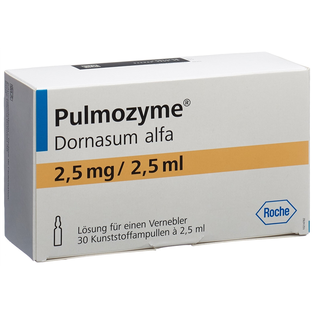 PULMOZYME sol inhal 2.5 mg/2.5 ml 30 amp
