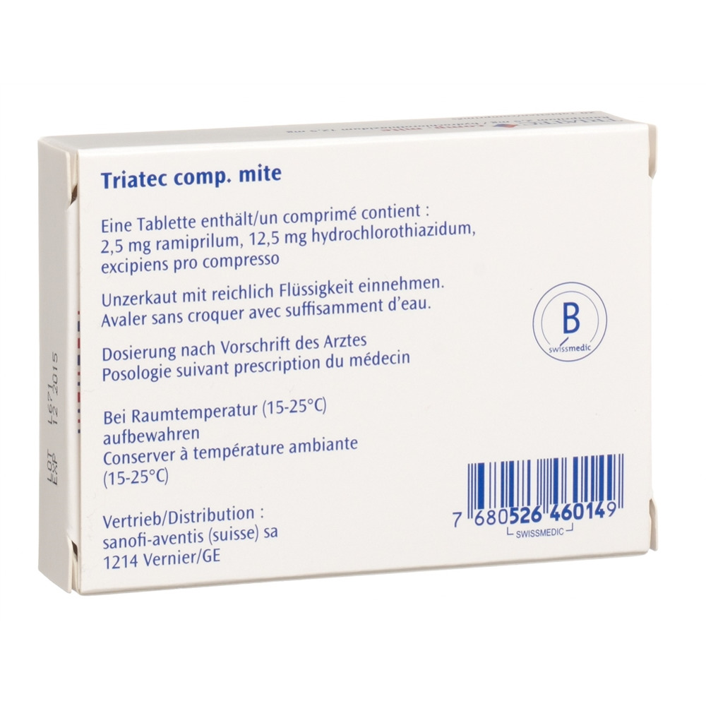 TRIATEC comp mite cpr 2.5/12.5 mg 20 pce