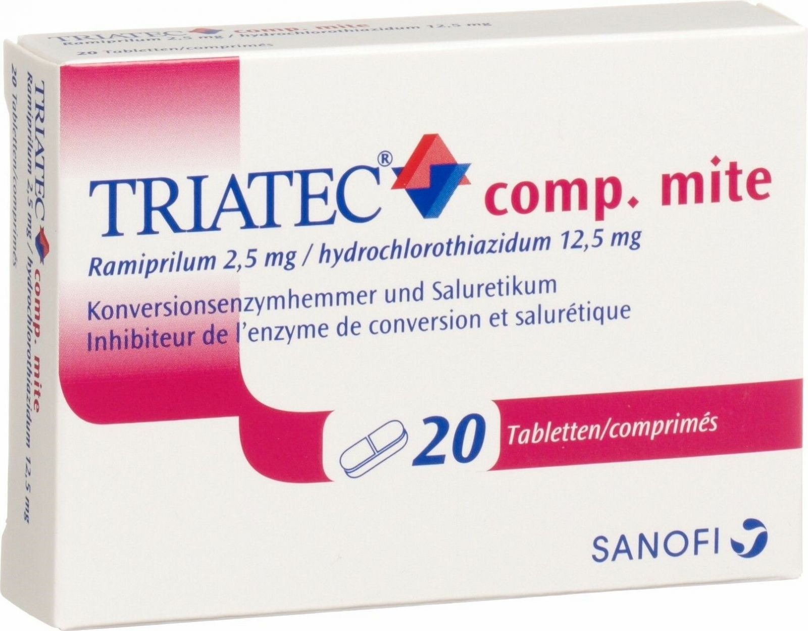 TRIATEC comp mite cpr 2.5/12.5 mg 100 pce