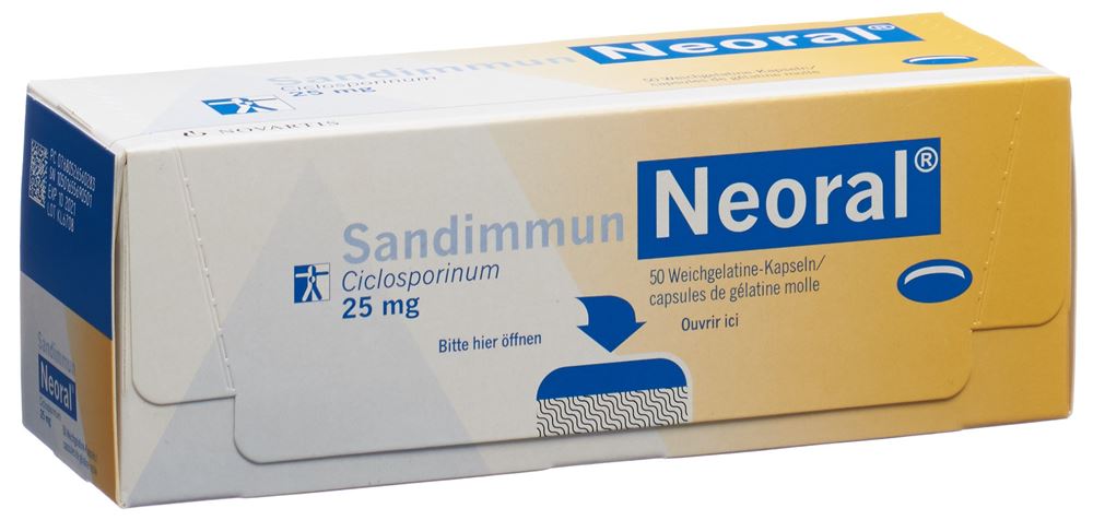 Sandimmun Neoral 25 mg, Kapseln