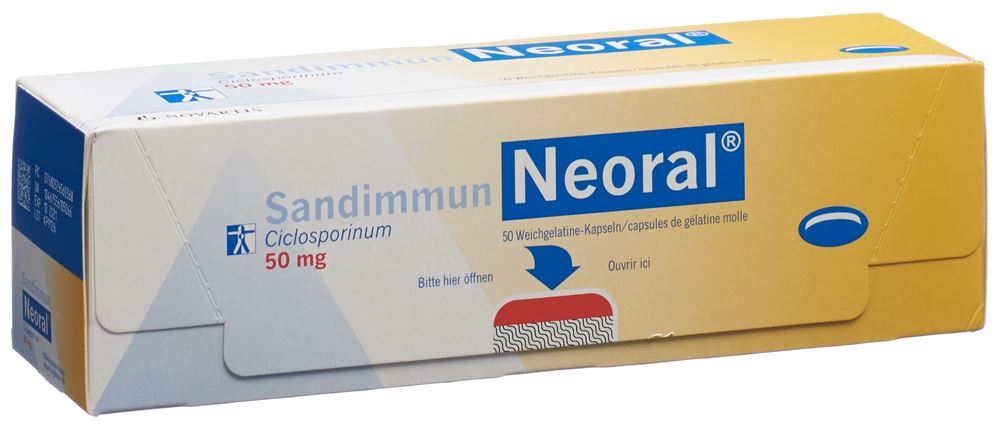 SANDIMMUN NEORAL caps 50 mg 50 pce