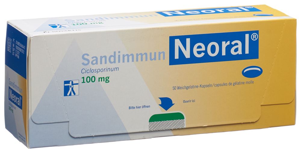 SANDIMMUN NEORAL caps 100 mg 50 pce