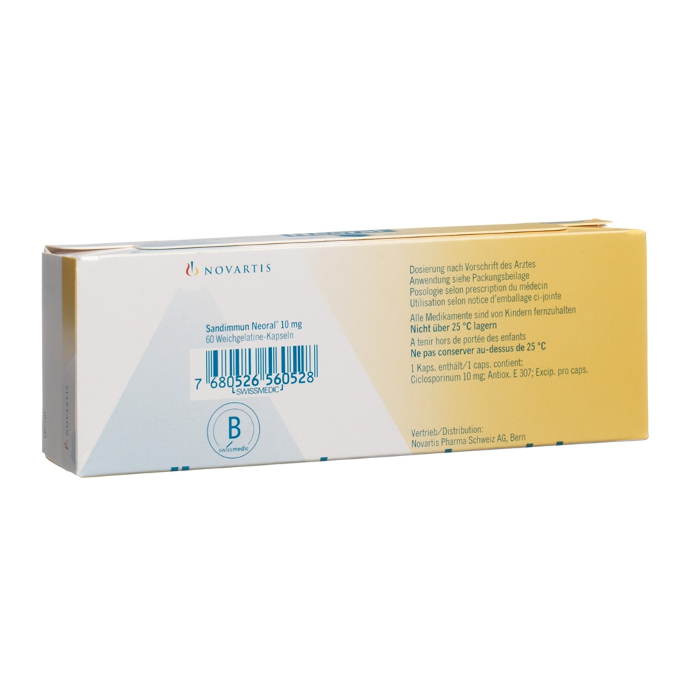 Sandimmun Neoral 10 mg, Kapseln