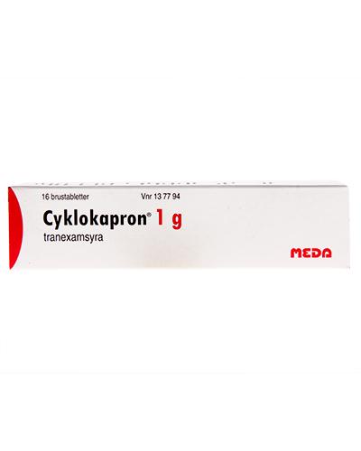 CYKLOKAPRON cpr eff 1 g bte 16 pce