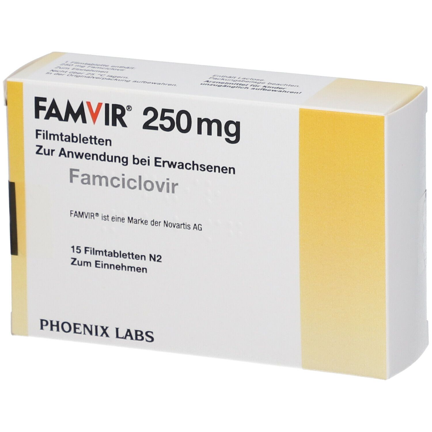 FAMVIR cpr 250 mg 15 pce