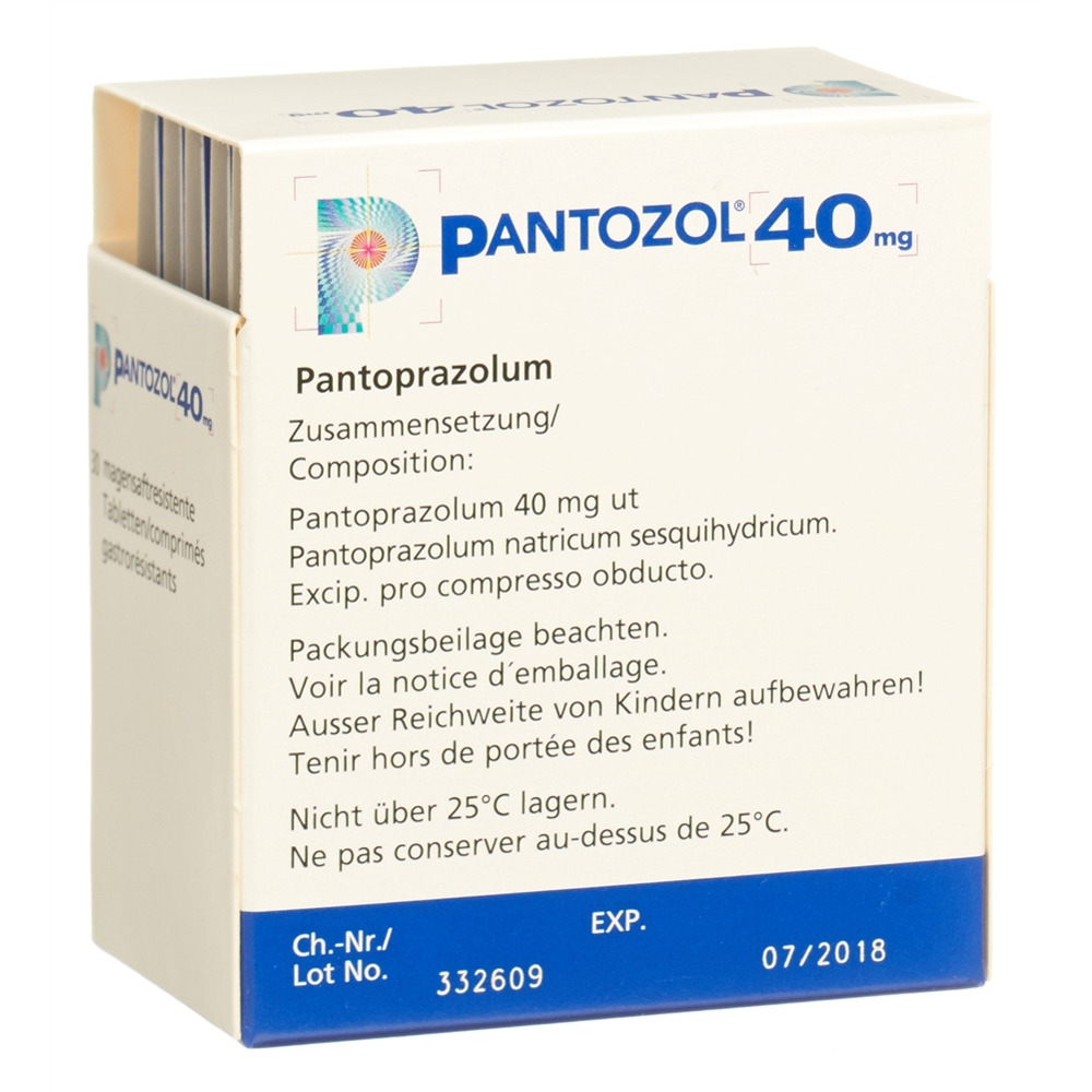 Pantozol 40 mg, magensaftresistente Tabletten