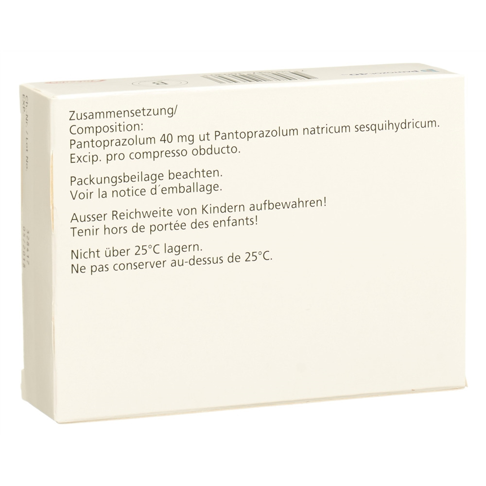 PANTOZOL cpr pell 40 mg 60 pce