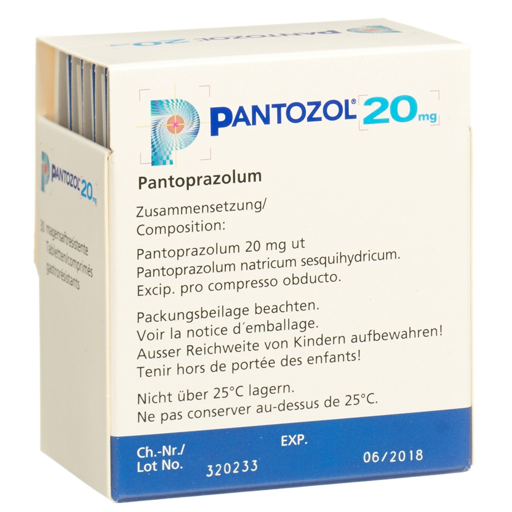 PANTOZOL cpr pell 20 mg 30 pce