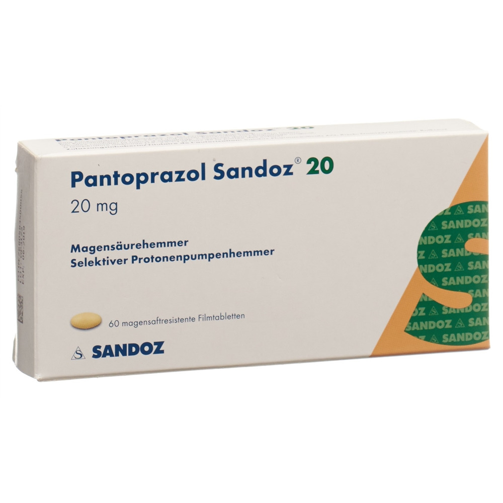 PANTOZOL cpr pell 20 mg 60 pce