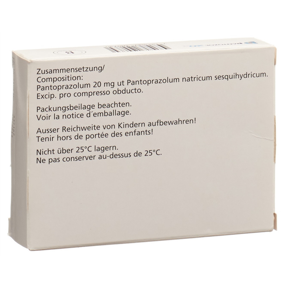 Pantozol 20 mg, magensaftresistente Tabletten