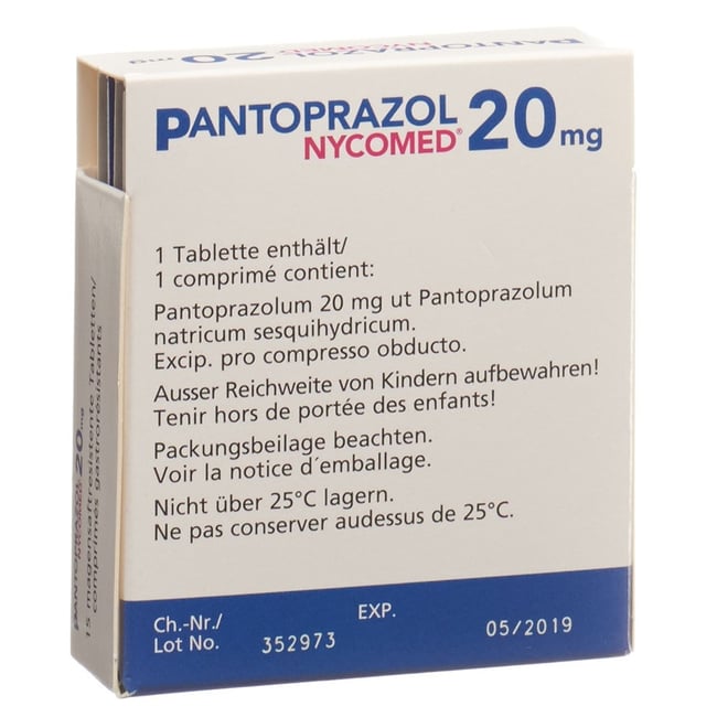 PANTOZOL cpr pell 20 mg 90 x 15 pce