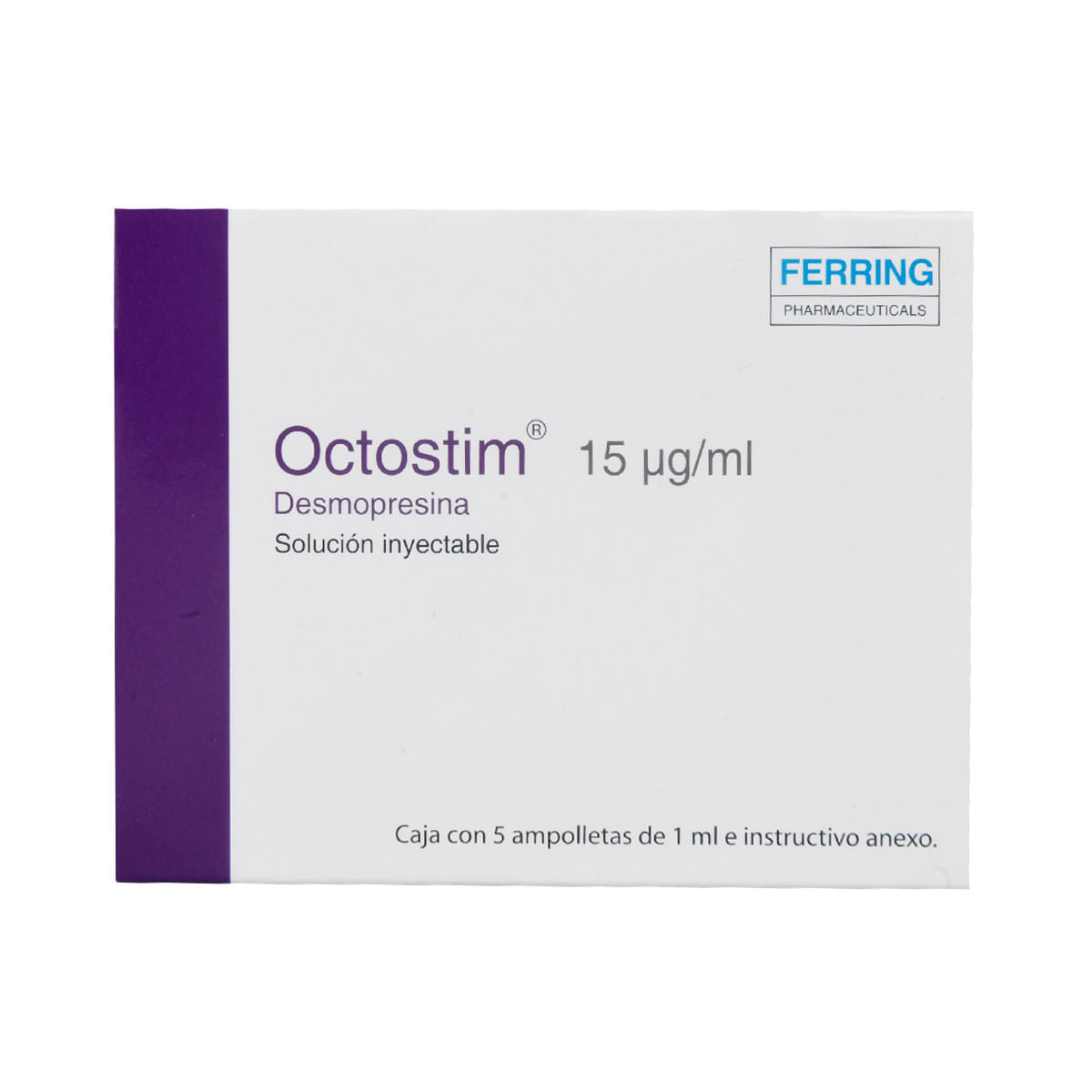OCTOSTIM sol inj 15 mcg/ml 10 fl 1 ml
