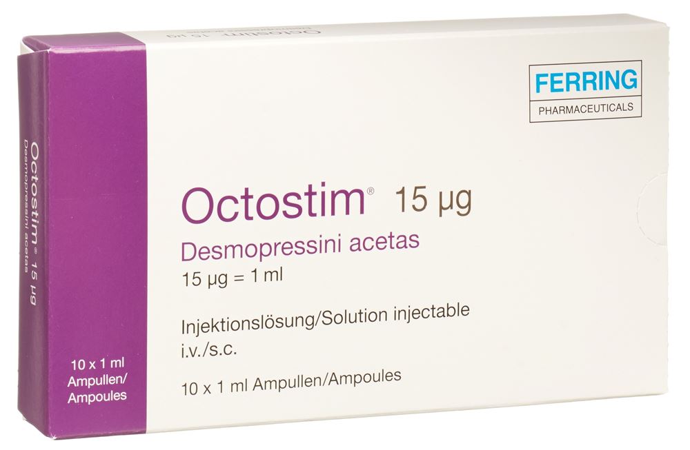 OCTOSTIM sol inj 15 mcg/ml 10 fl 1 ml