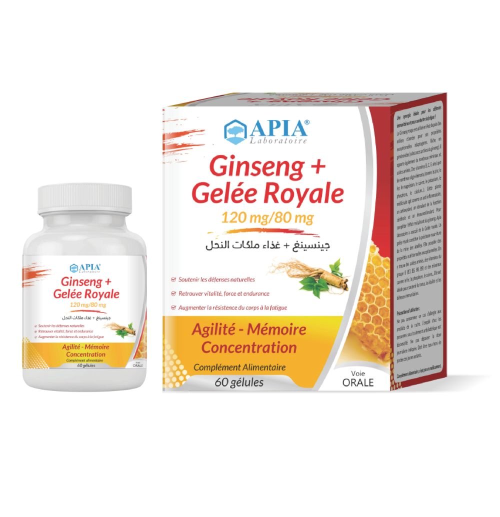 CHINA KIRIN Ginseng+Gelée Royale caps moll 60 pce
