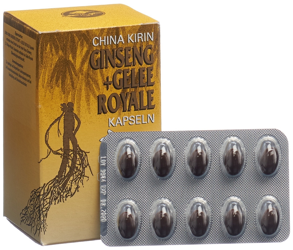 CHINA KIRIN Ginseng+Gelée Royale caps moll 60 pce