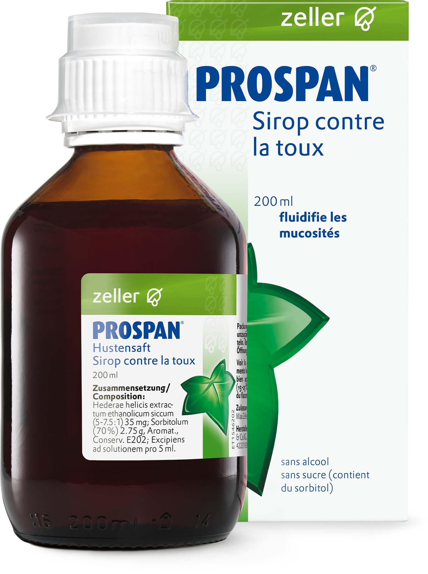 PROSPAN sirop contre la toux 200 ml