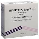 BETOPTIC S Single Dose gtt opht 60 unidos 0.25 ml