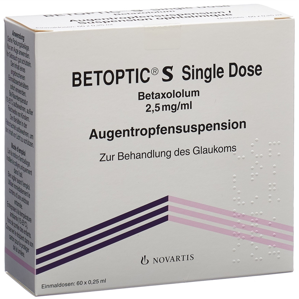 BETOPTIC S SD 2.5mg/ml susp opht 60 x 0.25 ml
