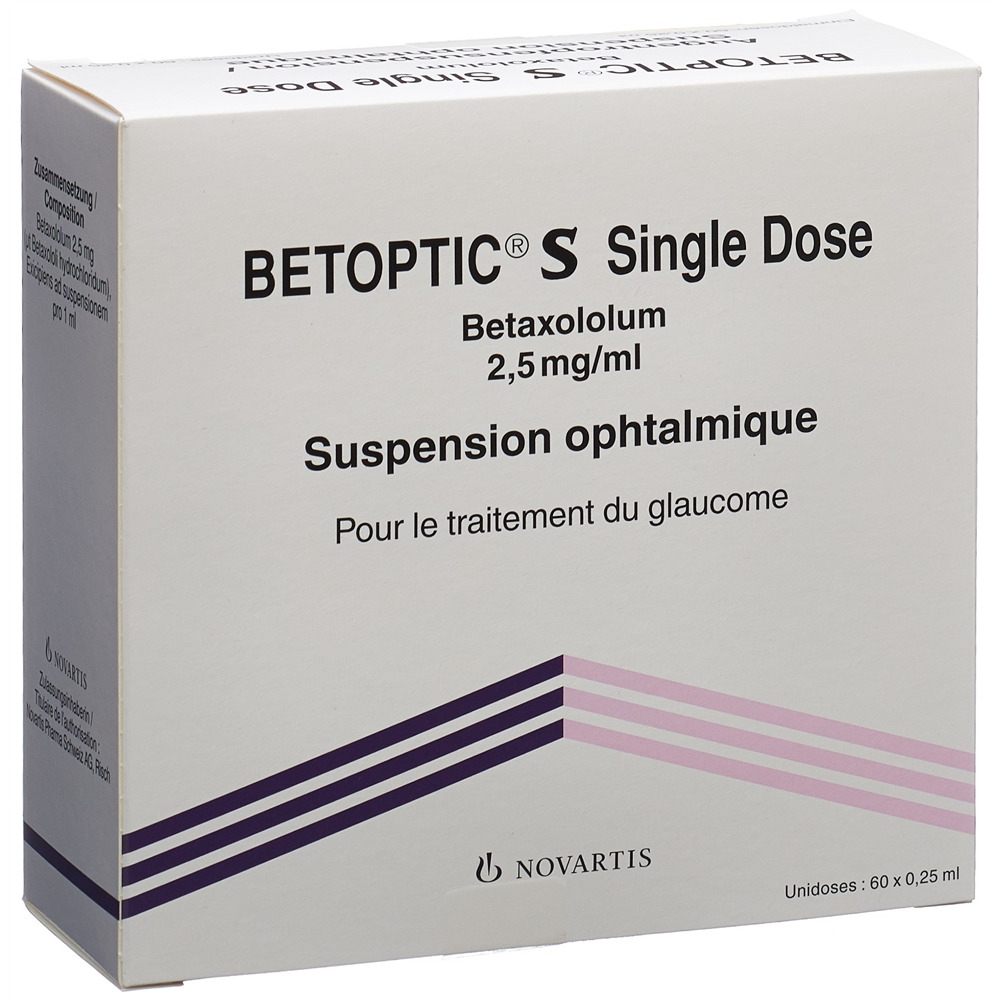 BETOPTIC S SD 2.5mg/ml susp opht 60 x 0.25 ml