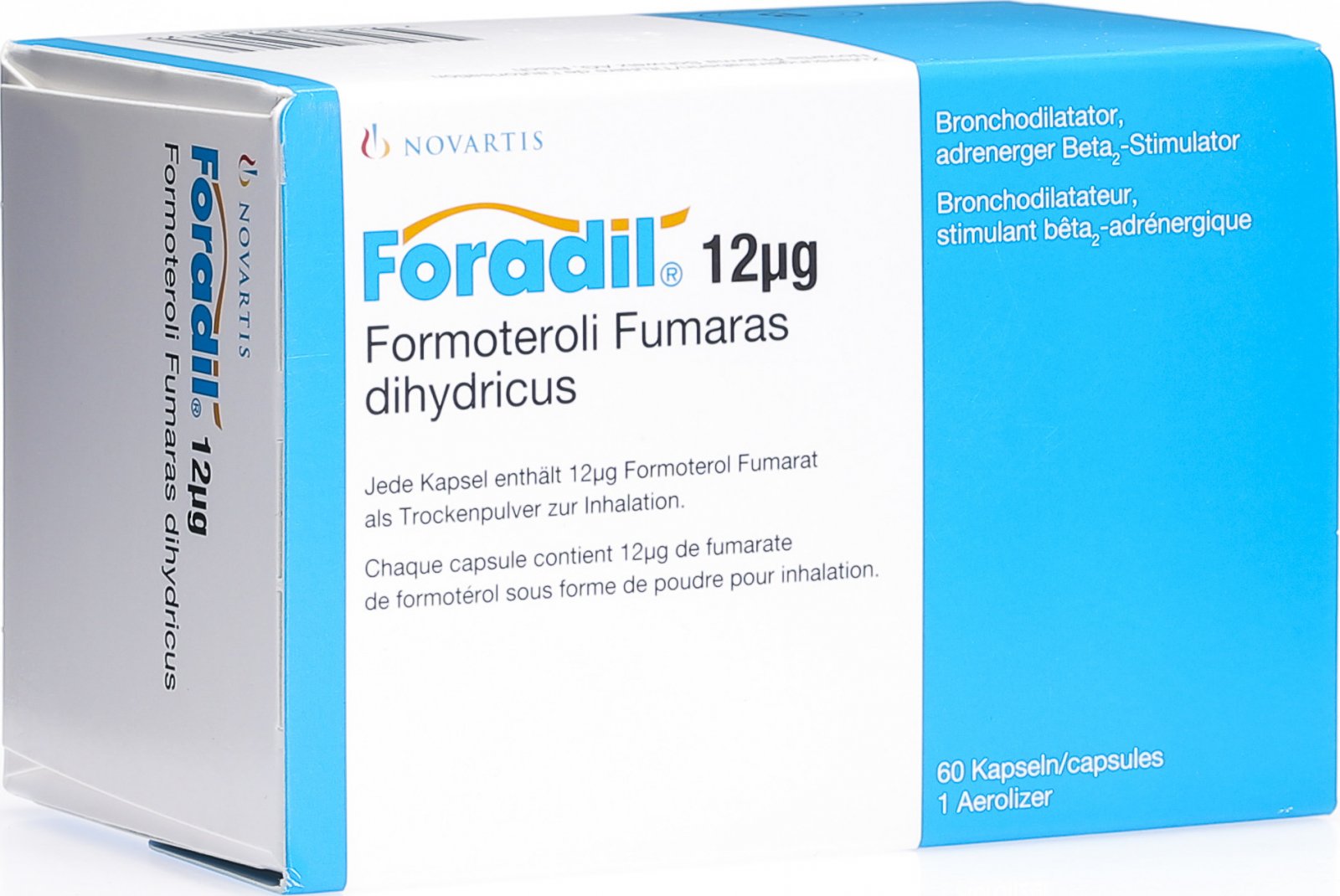 FORADIL poudre caps inh 12 mcg 60 pce