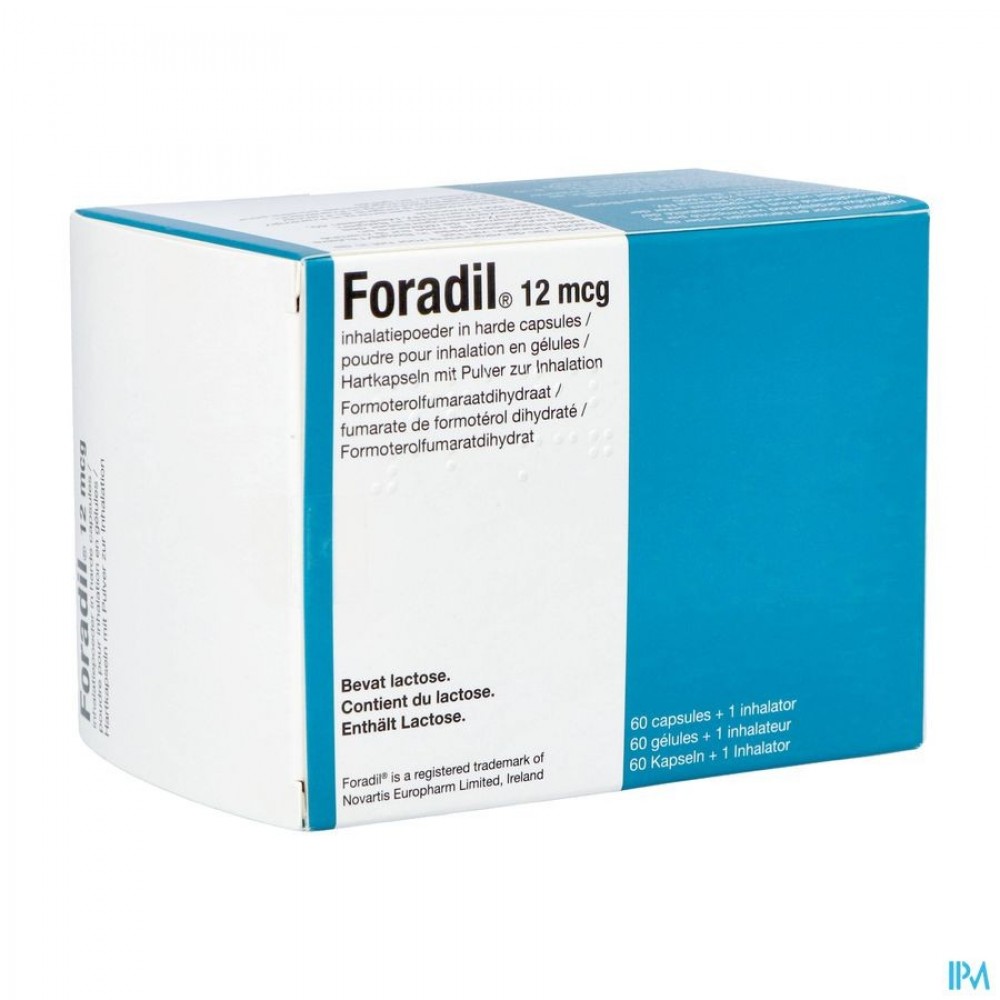 FORADIL poudre caps inh 12 mcg 60 pce
