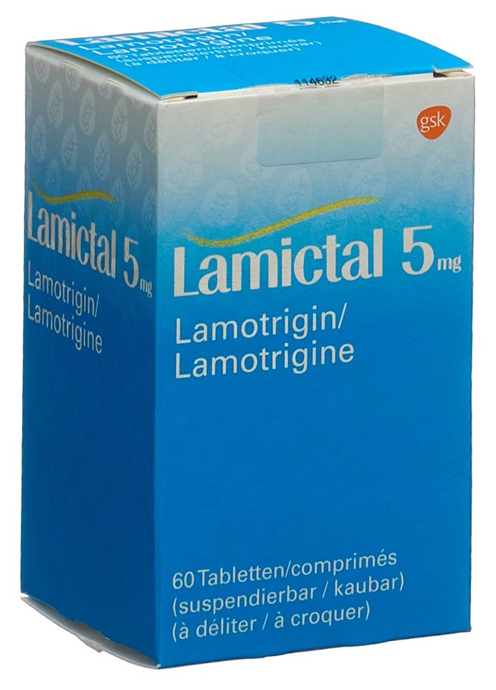LAMICTAL cpr disp 5 mg fl 60 pce
