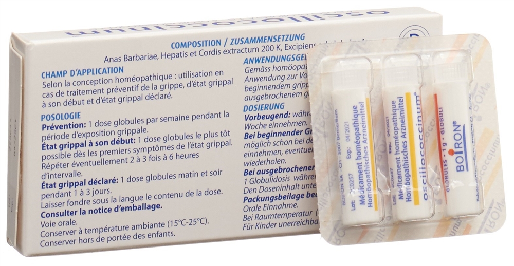 OSCILLOCOCCINUM glob 6 x 1 dos