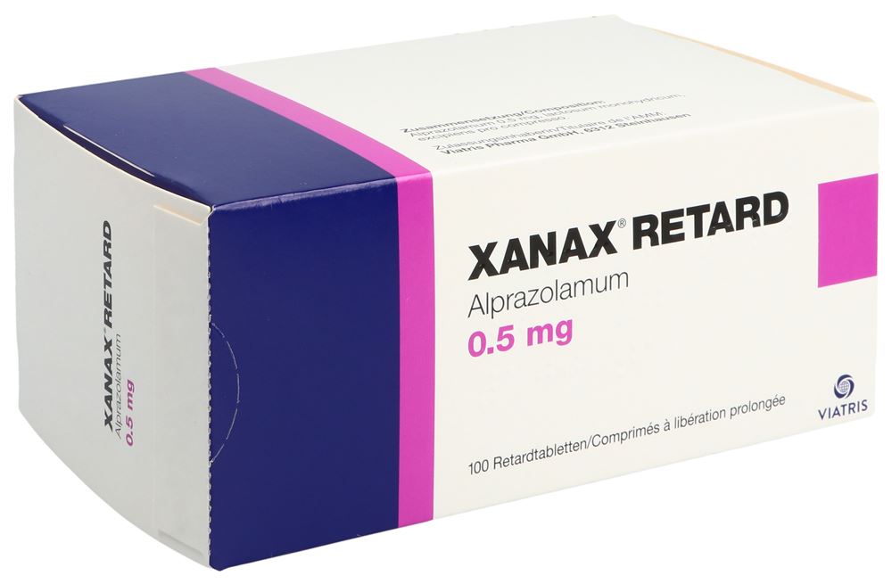 Xanax retard 0,5 mg, Retardtabletten