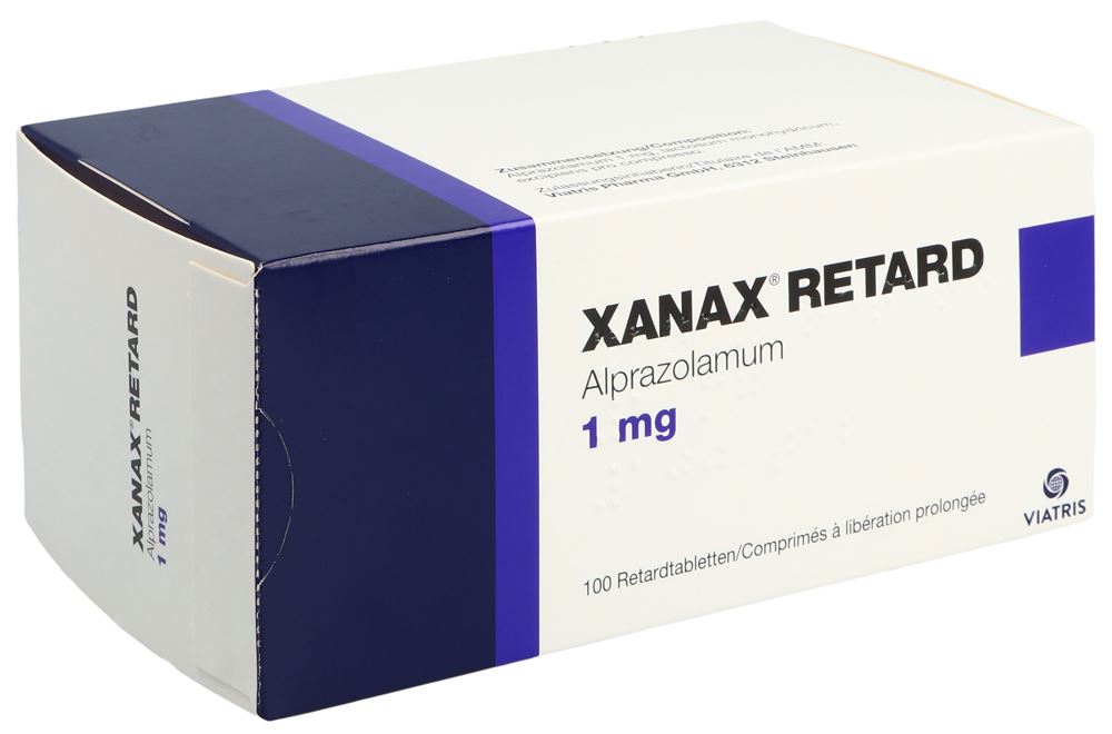 Xanax retard 1 mg, Retardtabletten