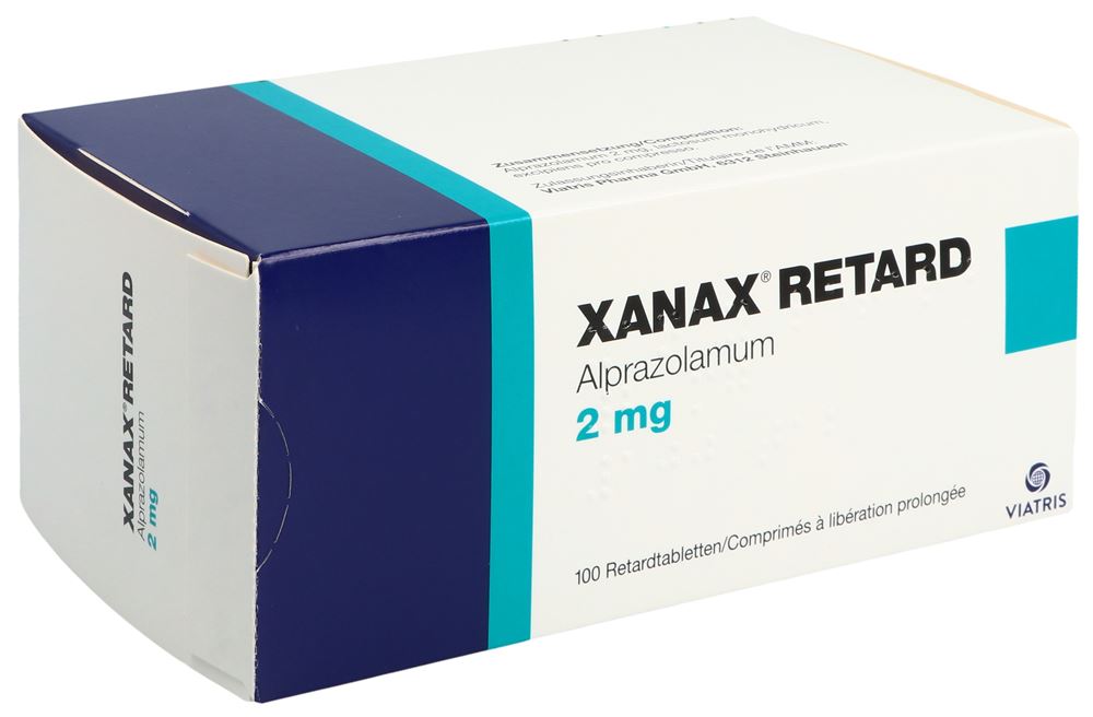 XANAX retard cpr ret 2 mg 100 pce