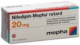 NIFEDIPIN Mepha cpr ret 20 mg 100 pce