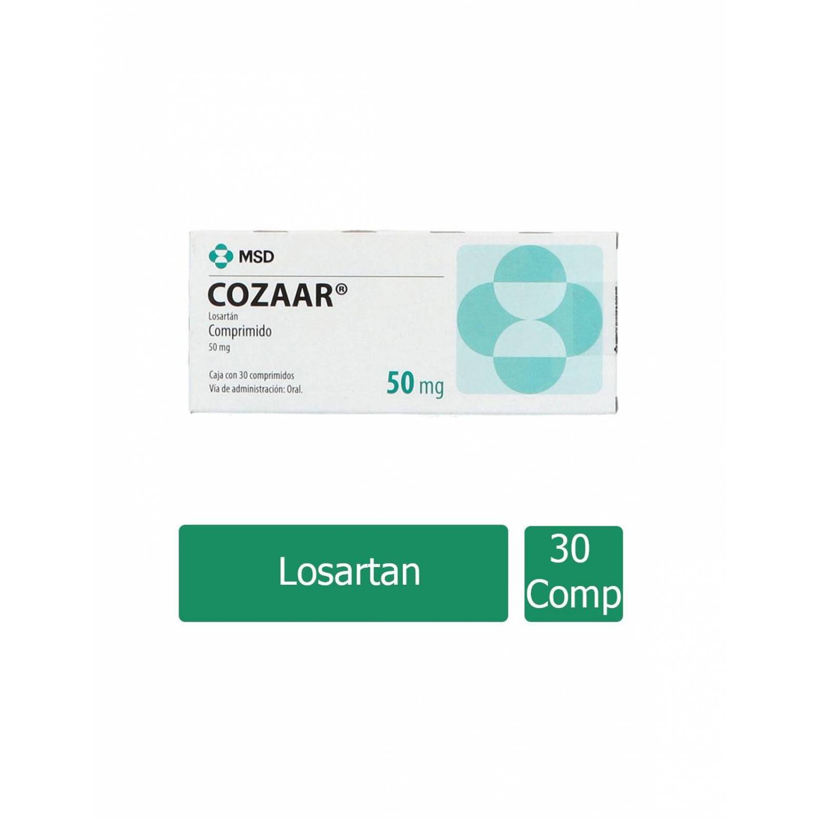 COSAAR cpr pell 50 mg 98 pce