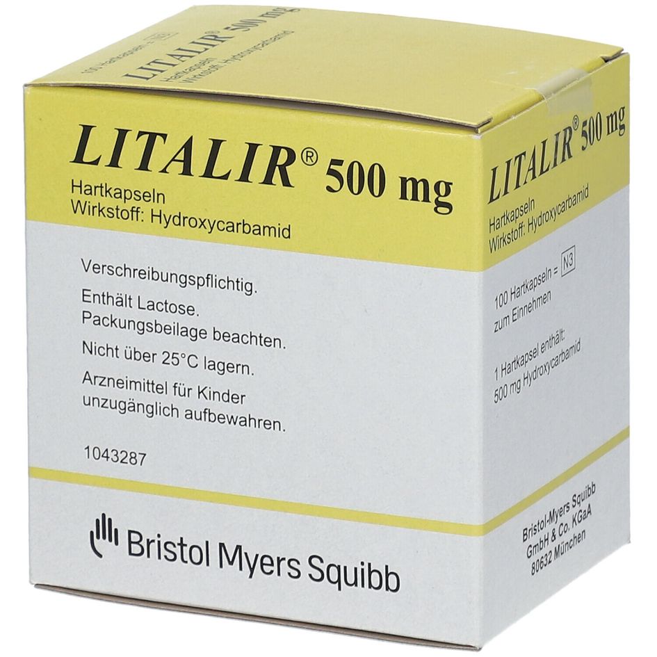 LITALIR caps 500 mg bte 100 pce