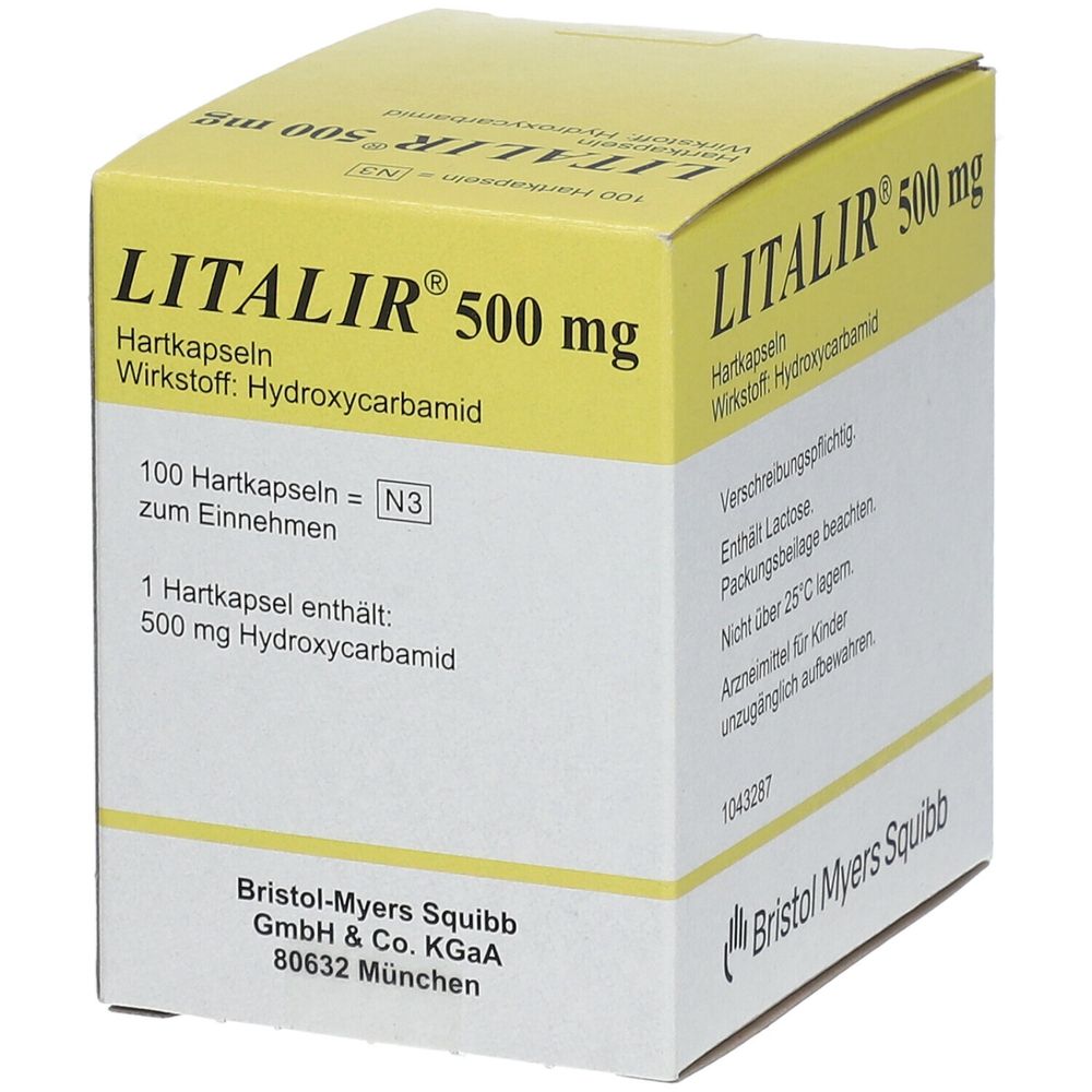 LITALIR caps 500 mg bte 100 pce