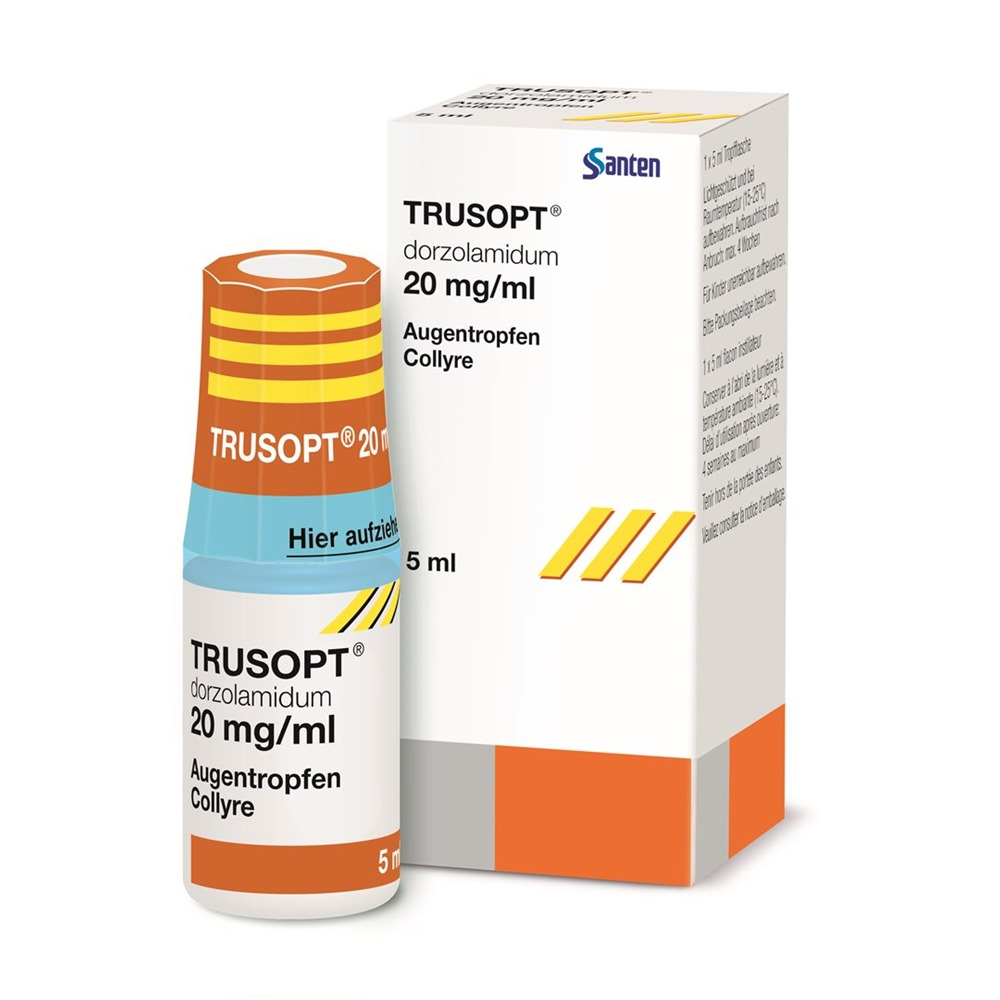 TRUSOPT gtt opht 2 % 3 fl 5 ml