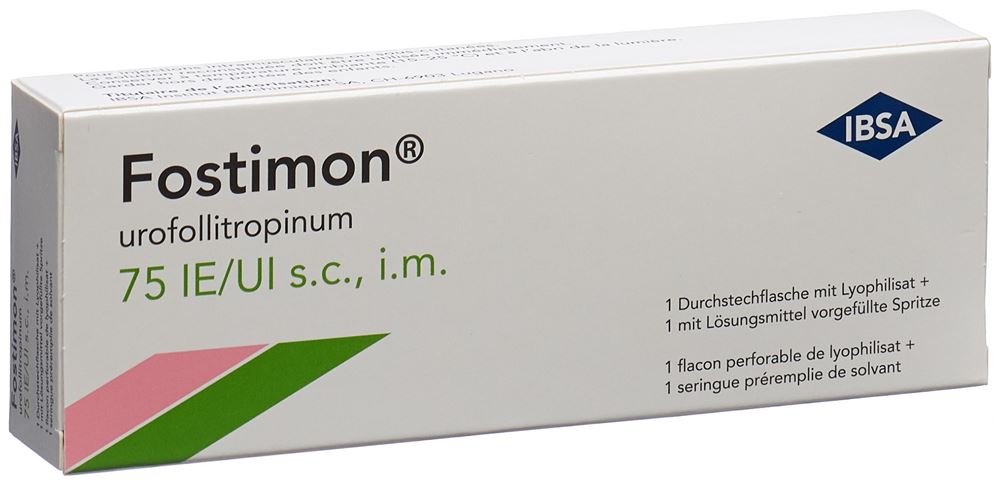 Fostimon 75 U.I., polvere e solvente per soluzione iniettabile (siringa preriempita con solvente)