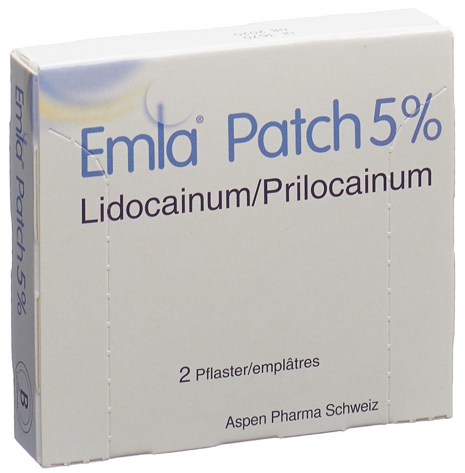 Emla Patch, Pflaster