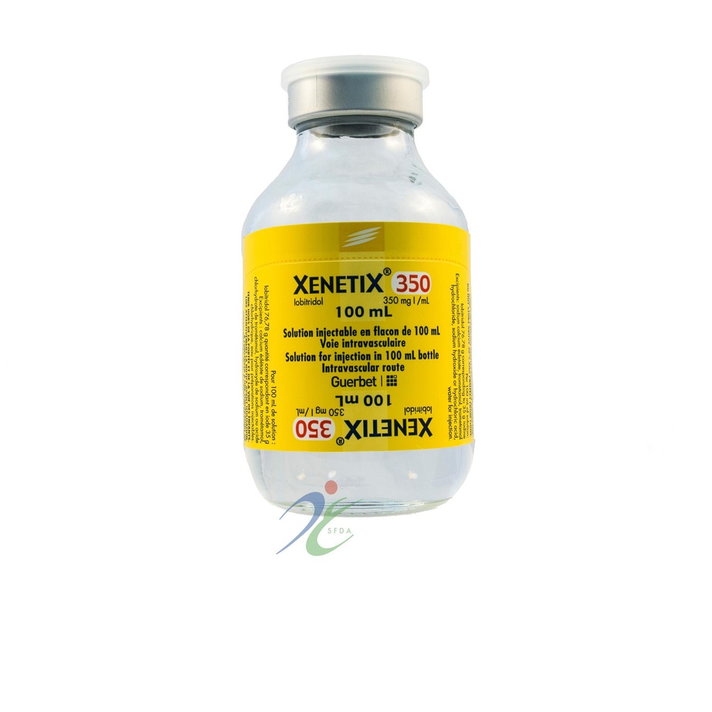 XENETIX sol inj 350 mg/ml 100ml poche 10 x 100 ml
