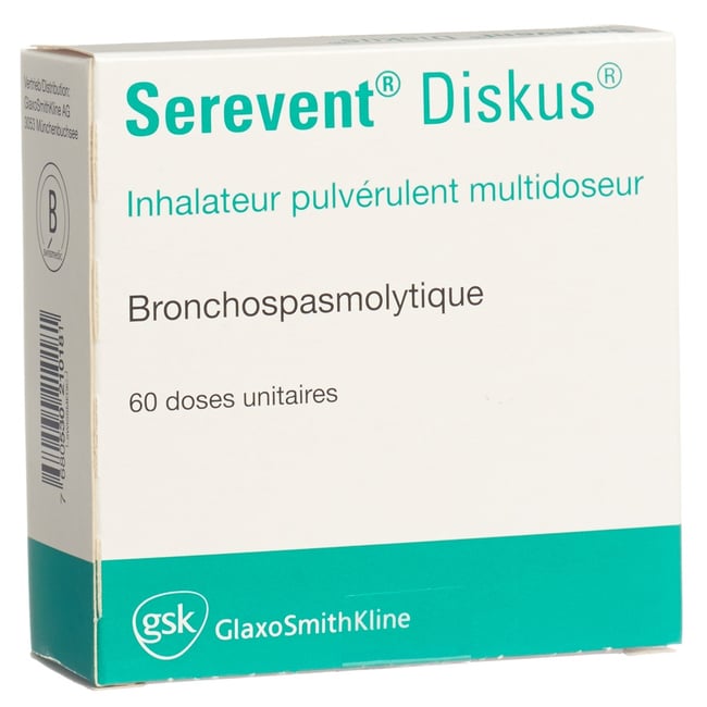 SEREVENT Diskus multidos pdr inh 50 mcg 60 dos