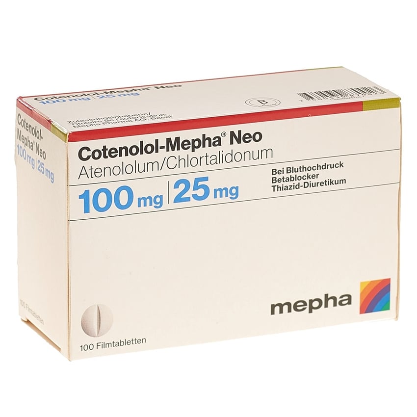 COTENOLOL Mepha Neo cpr pell 100/25 20 pce
