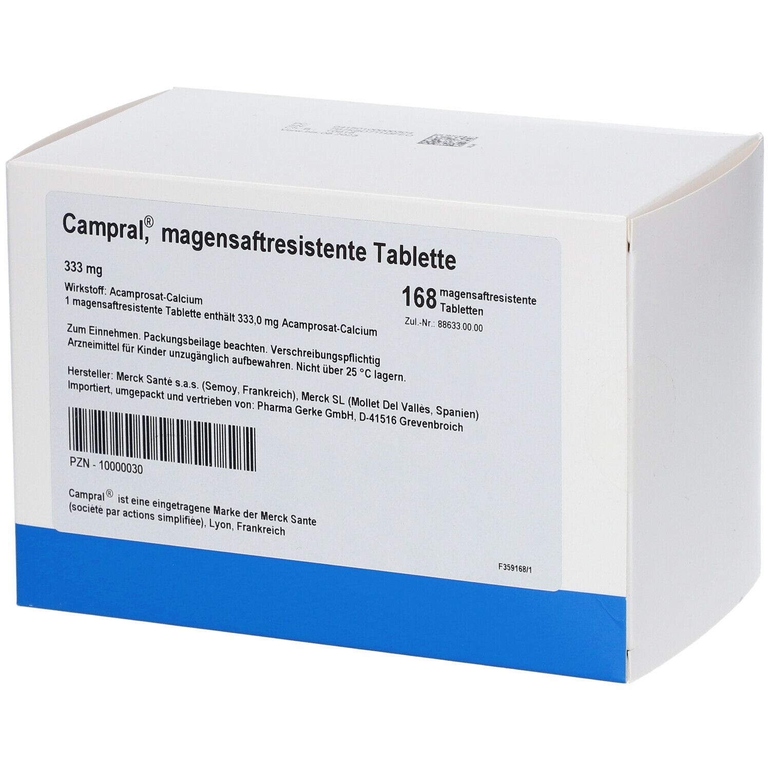 CAMPRAL cpr pell 300 mg 168 pce