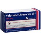 VALPROATE CHRONO Sanofi cpr pell 500 mg 60 pce