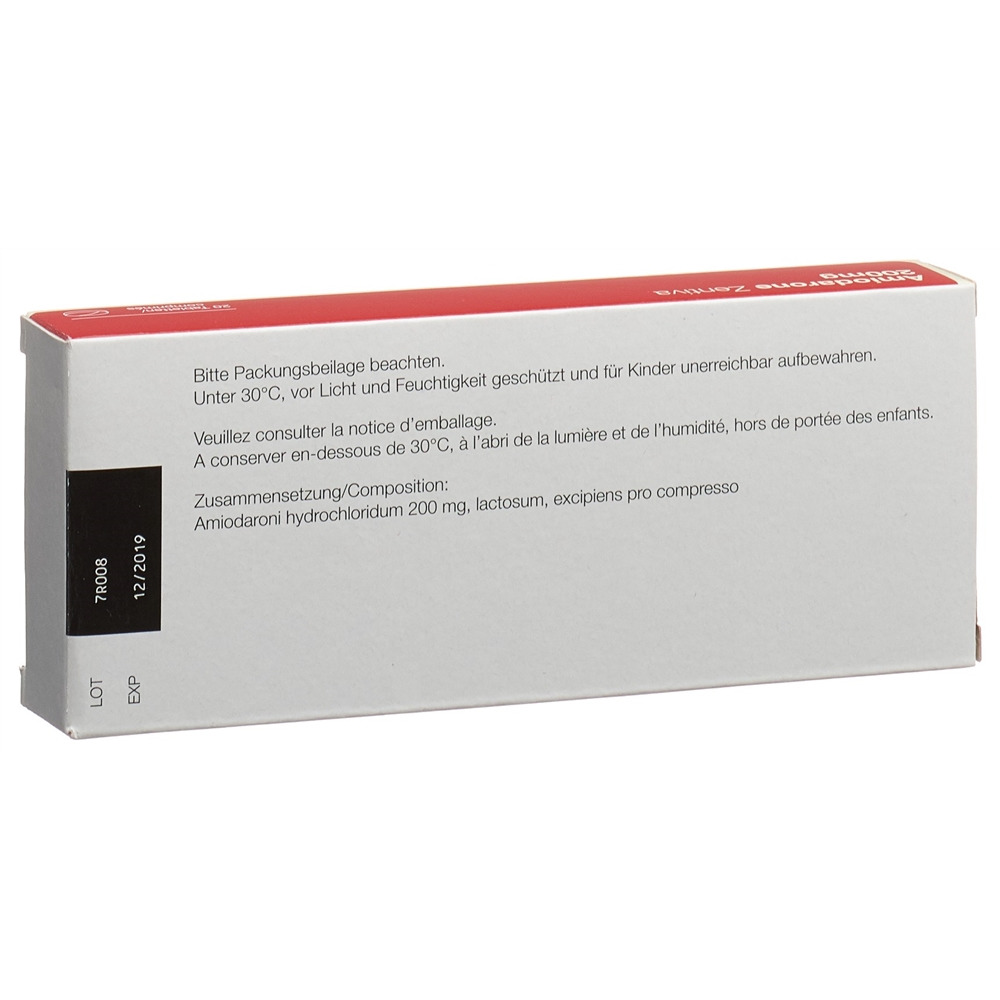 Amiodarone Zentiva 200 mg, Tabletten