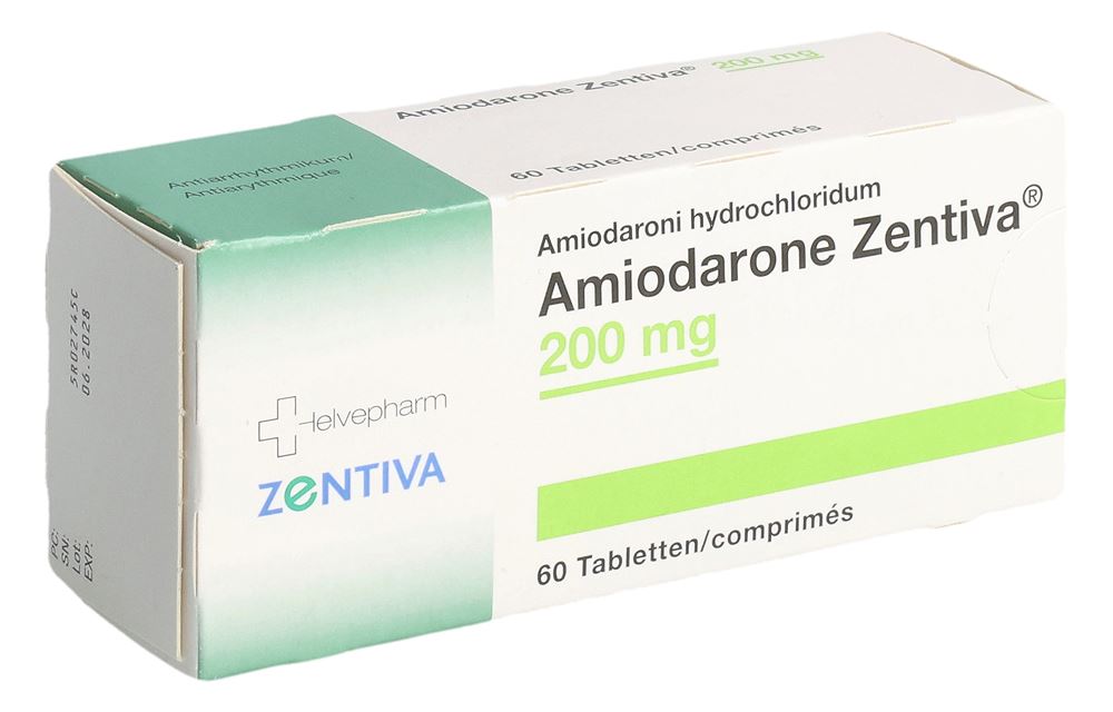 Amiodarone Zentiva 200 mg, Tabletten