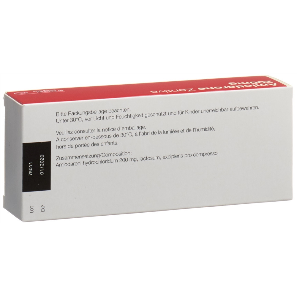 Amiodarone Zentiva 200 mg, Tabletten
