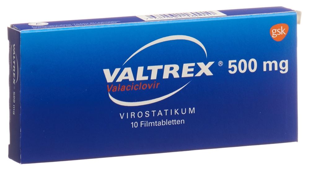 VALTREX cpr pell 500 mg 10 pce