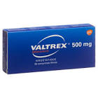 VALTREX cpr pell 500 mg 30 pce