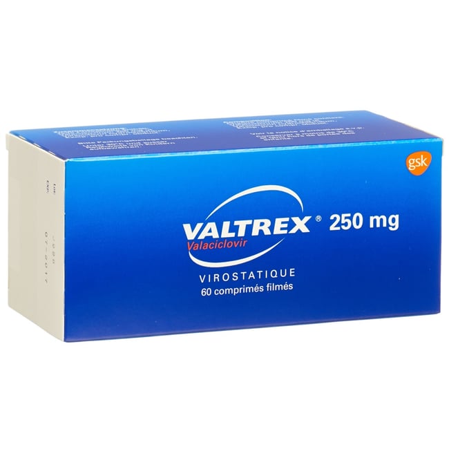 VALTREX cpr pell 250 mg 60 pce