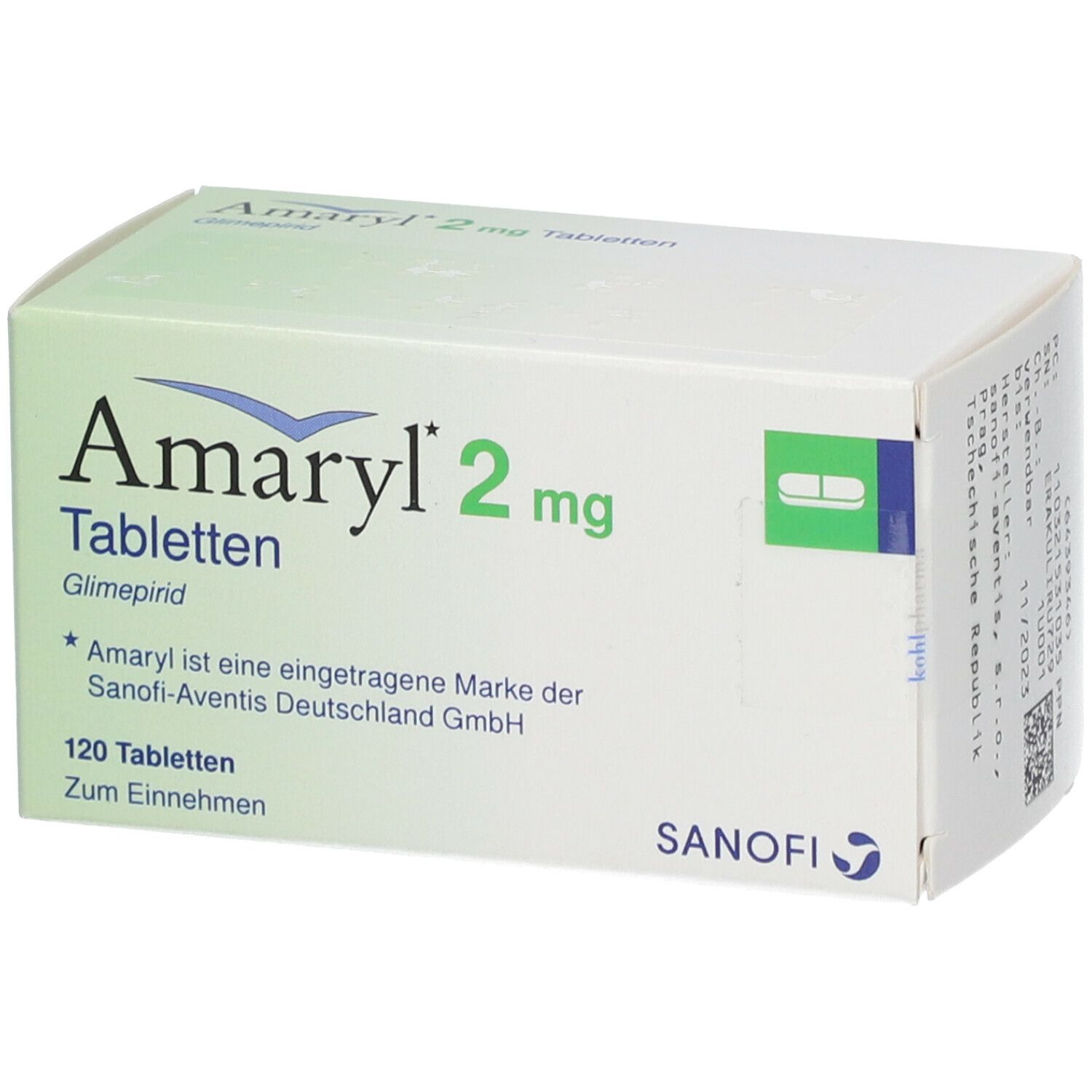 AMARYL cpr 2 mg 120 pce
