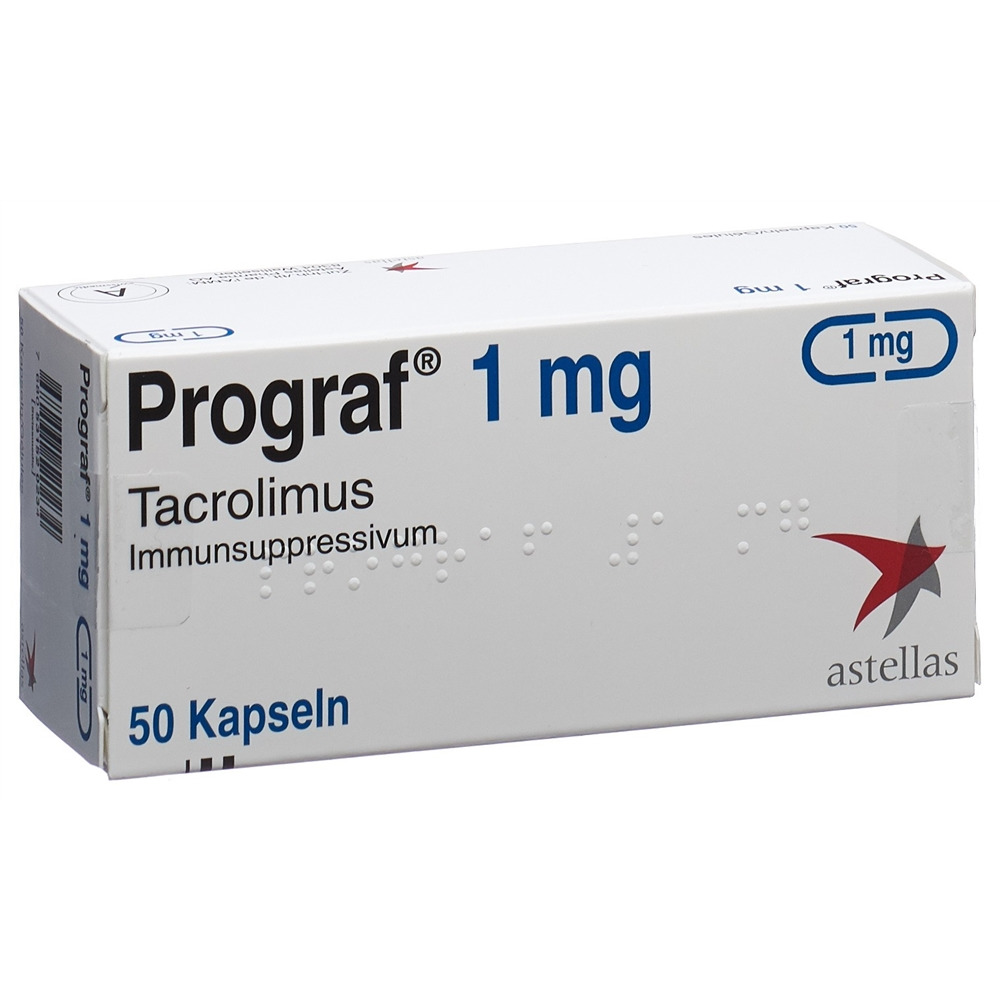 PROGRAF caps 1 mg 50 pce
